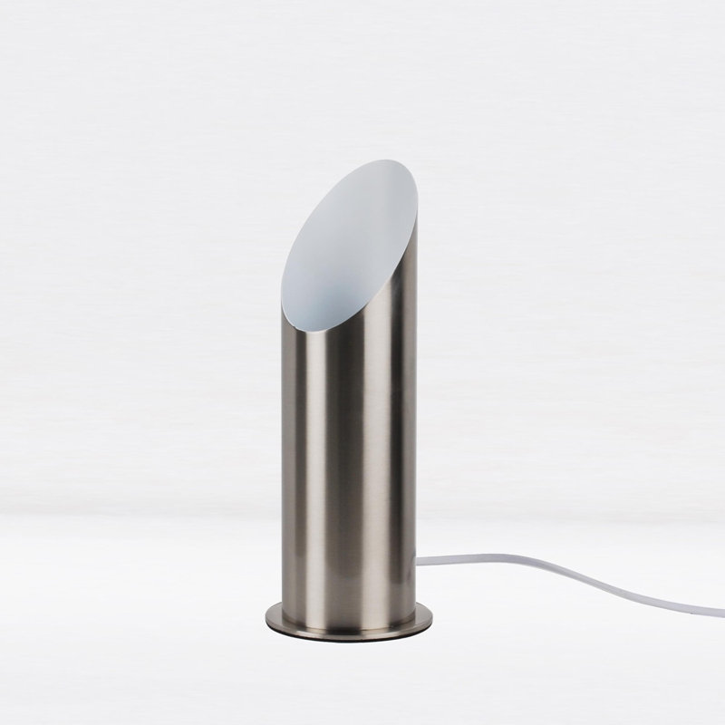 Kari 27.3cm Torchiere Floor Lamp, Satin Nickel