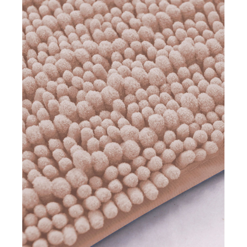Tapis de bain Kanagy, L 20 po x L 48 po, Rougir