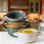 Ensemble de 4 bols à soupe en grès 28 oz ALOFMO 