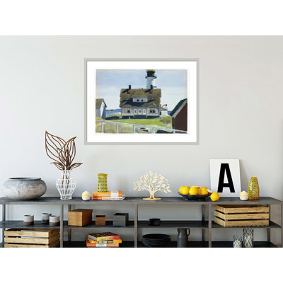Capitaine Strout's House Portland Head par Edward Hopper, impression giclée sur cadre
