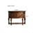Solid Wood Retro Simple Semicircle Sideboard