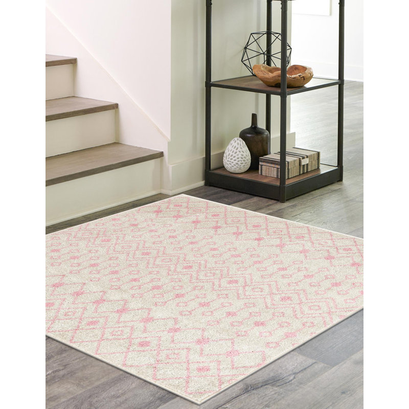 Tapis en polypropylène tissé à la machine Briehn, Carré 3 pi 3 po