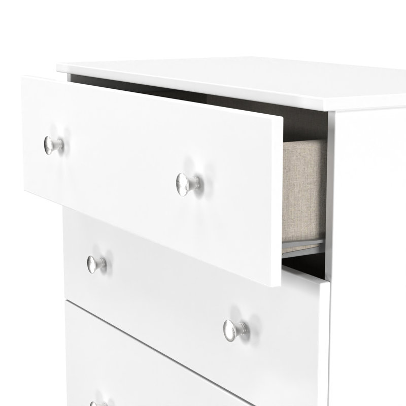 Borth 70cm W 4 - Drawer Chest of Drawers, White