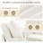 King Pull Out Sofa Bed – Convertible Sleeper Sofa Bed with USB Ports, Fabric Loveseat Chaise Lounge-747086827-755457117