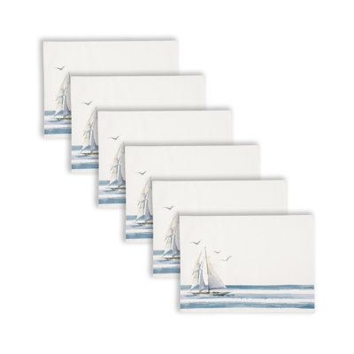 Vandenbosch Polyester Nautical Rectangle Placemat