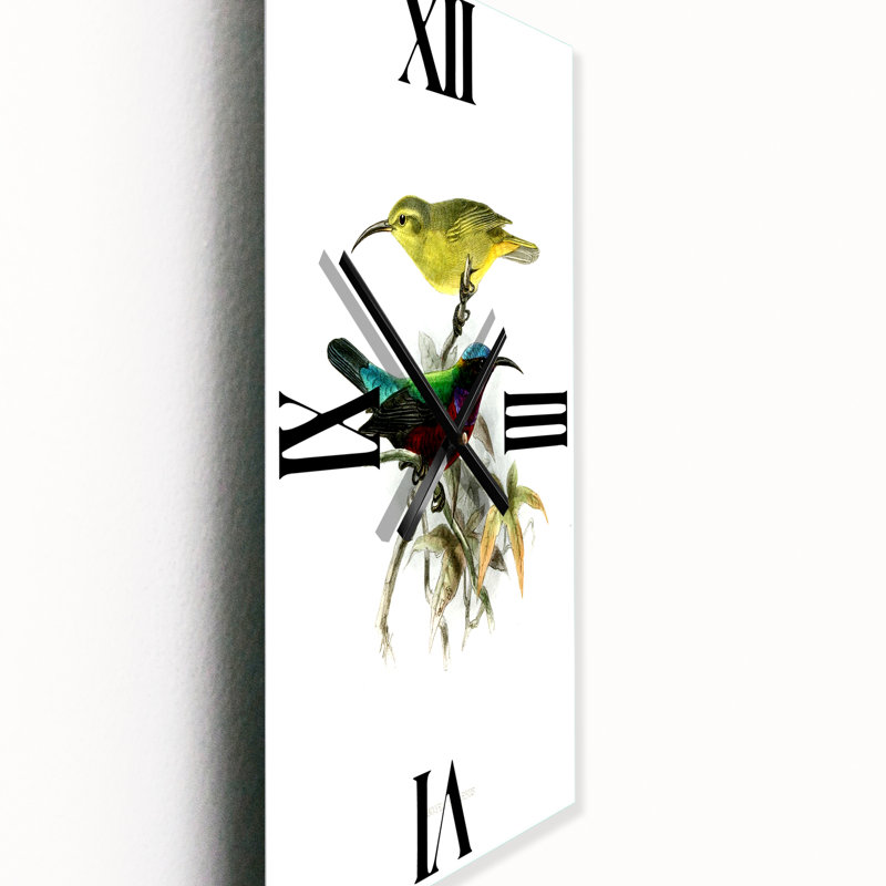 Horloge murale australienne Birds XV, Grand