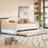 Upholstered Full XL Size Daybed with LED Belt and Trundle-895378539