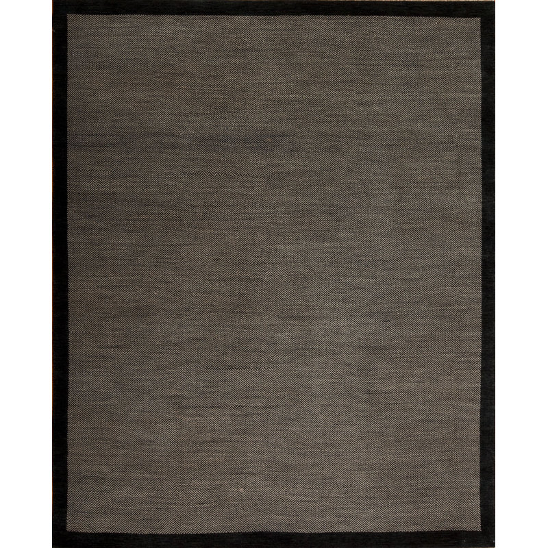 Textures Hand Knotted Wool Area Rug, Rectangle 8' x 10'