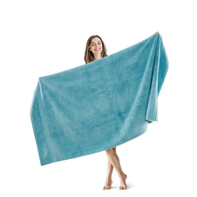 Ensemble de serviettes 8 pièces 100% coton 800 g / m² 800 g / m² Aqua
