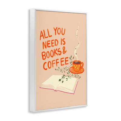 Giclée encadrée «Need Needs & Coffee» par Florentina Dolci