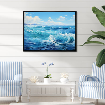«Blue Infinity Of The Ocean I» sur toile