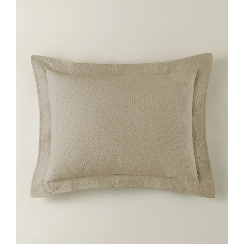 Montauk 100% Cotton Envelope Sham, Platinum, Standard
