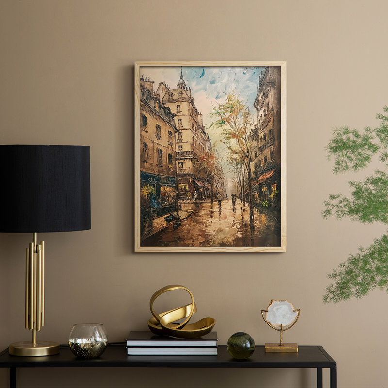 LANDSCAPES Series CDX, reproduction encadrée - bois massif, Natural, 11" H x 9" W
