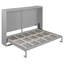 Queen Size Murphy Bed Wall Bed Modern design with LED Lights-2060936075