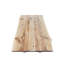 Oak Solid Wood Top Metal Base Dining Table