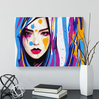 Woman Painted Vol.1 Abstract - Wrapped Canvas
