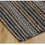 Tapis géométrique noir / blanc / brun clair tissé à plat à la main Spigner-1845778933