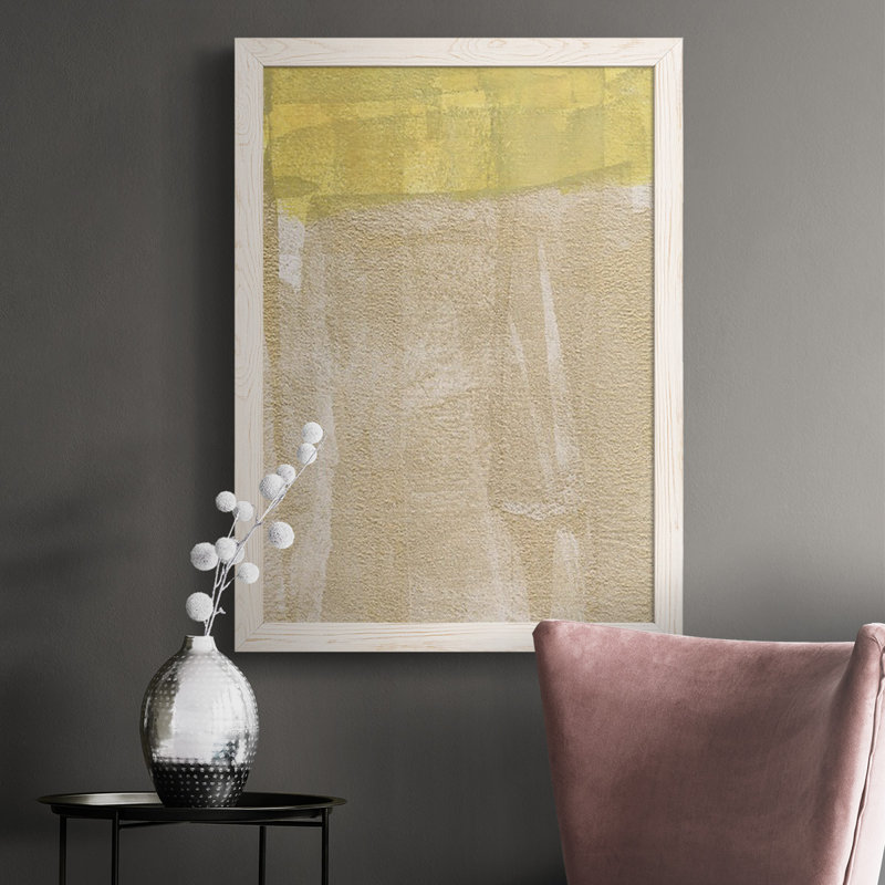 Peinture sur toile Sharell Vègre II, Blanc, H 37,5 po x l 27,5 po x P 1 po