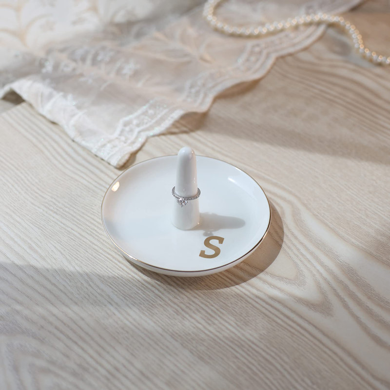 Plateau pour bijoux Initiales