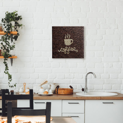 Toile à motif grain de café, design par Seven Trees Design