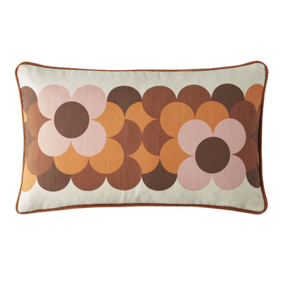 Retro Flower Stripe  Cushion