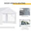 Pavillon de jardin 26 pi L 13 pi. Auvent de tente D
