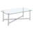 Contemporary 2-Piece Glass Coffee Table Set