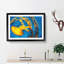 Yellow Jellyfish - Picture Frame Painting Print-56739814-56739816
