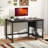 Computer Desk With Storage Drawers, Small Office Desk Modern Simple Study Writing Table For Home Bedroom, Spacious 40X24 Desktop With 2-Tier Drawer, Black