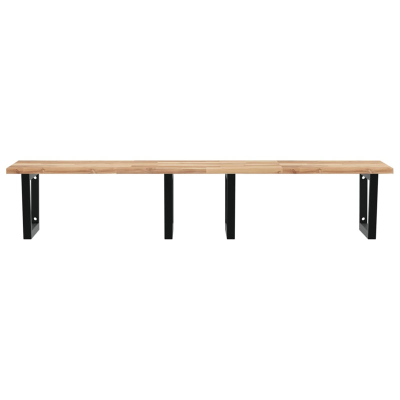 Accent Shelf, Black, 2" H x 120" W x 60" D