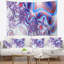 Tapisserie florale avec cellules extraterrestres-28496587