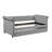 Daybed With Trundle Upholstered Tufted Sofa Bed, With Beautiful Round Armset Design, TWIN SIZE, Grey