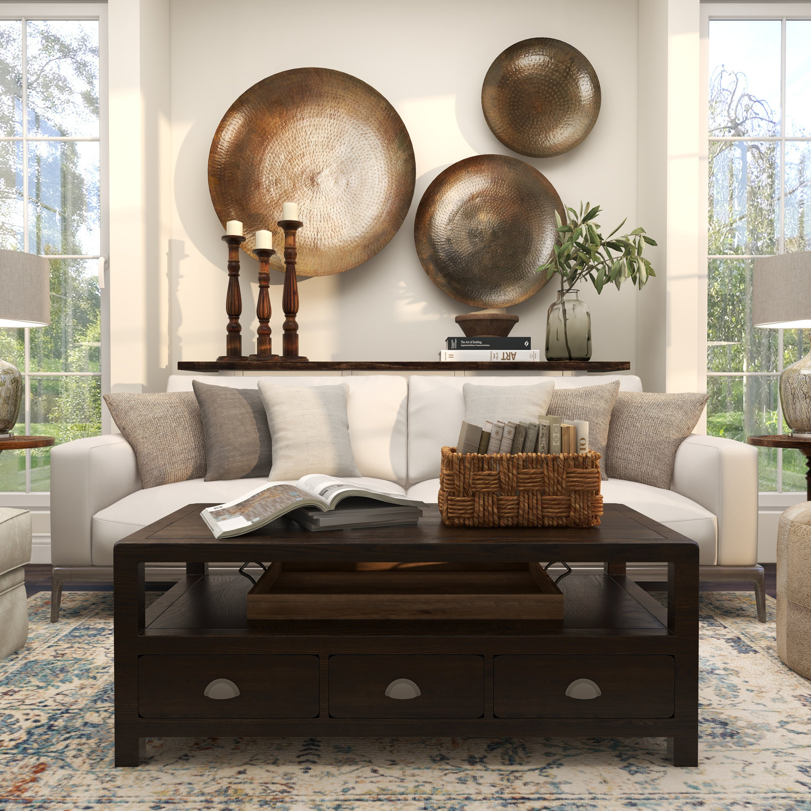 Metal Disk Wall Decor
