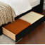 Lit tapissier avec 2 grands tiroirs de rangement en bois -1106980046-1106980044