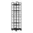5-Tier Rotating Corner Bookshelf with Wheels, 360° Spinning Square Storage Rack for Living Room,  Study & Bedroom