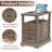 Kadric 2-Drawer Farmhouse End Table With Built-In Outlets-706740948