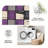 Purple Grid carpet-easy to clean, machine-washable, soft and comfortable; suitable for door mats, kitchens, living rooms, bedrooms, corridors, and laundry areas. Easy to clean, durable carpet for home decoration.-2054220732