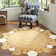 Adwin Two-Tone Jute Hippy Circle Natural/Cream Rug