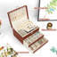 Faux Leather Jewelry Armoire