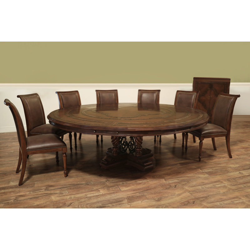 Round Solid Wood Dining Table