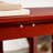Glass Cabinet With Illuminated Interior - 2 Doors, 1 Drawer, Adjustable Shelves, Cherry, Bulb, Falling Protection Precaution Charming Curio Display Feature Guarantee-1530821836