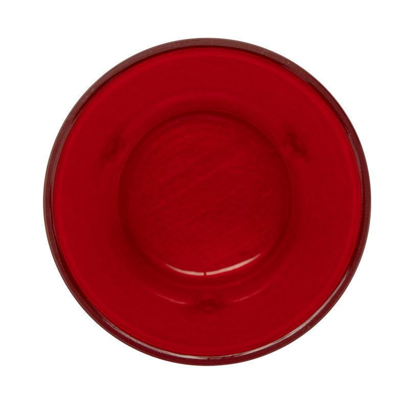 GET Gobelets de restaurant en plastique robustes, Contenant alimentaire, Rouge