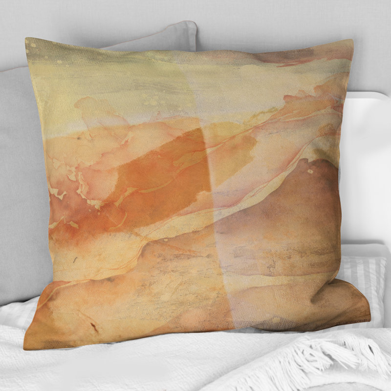 Coussin Serenity In Raspberry Blush IV - Abstract