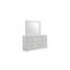 Miroir en bois de style moderne Blanca