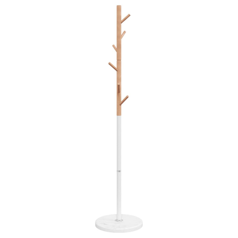 Ober Iron Freestanding Coat Rack, White