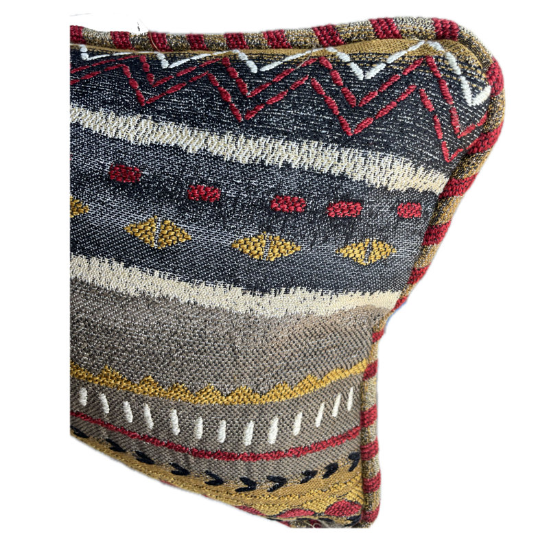 Coussin lombaire Luxury ikat, 12 po x 25 po