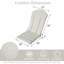 Coussin pour chaise de patio 20 po x 50 po, coussin pour chaise Adirondack avec attaches-1831114123-1831114128