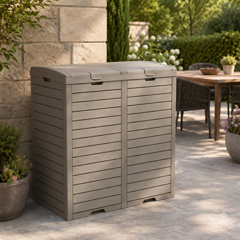 Poubelle intérieure 62 gallons , Gray