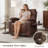 Faux Leather Power Lift Recliner Chair For Elderly-59950506