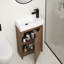 Dawsen 18'' Small Freestanding Bathroom Vanity Set
